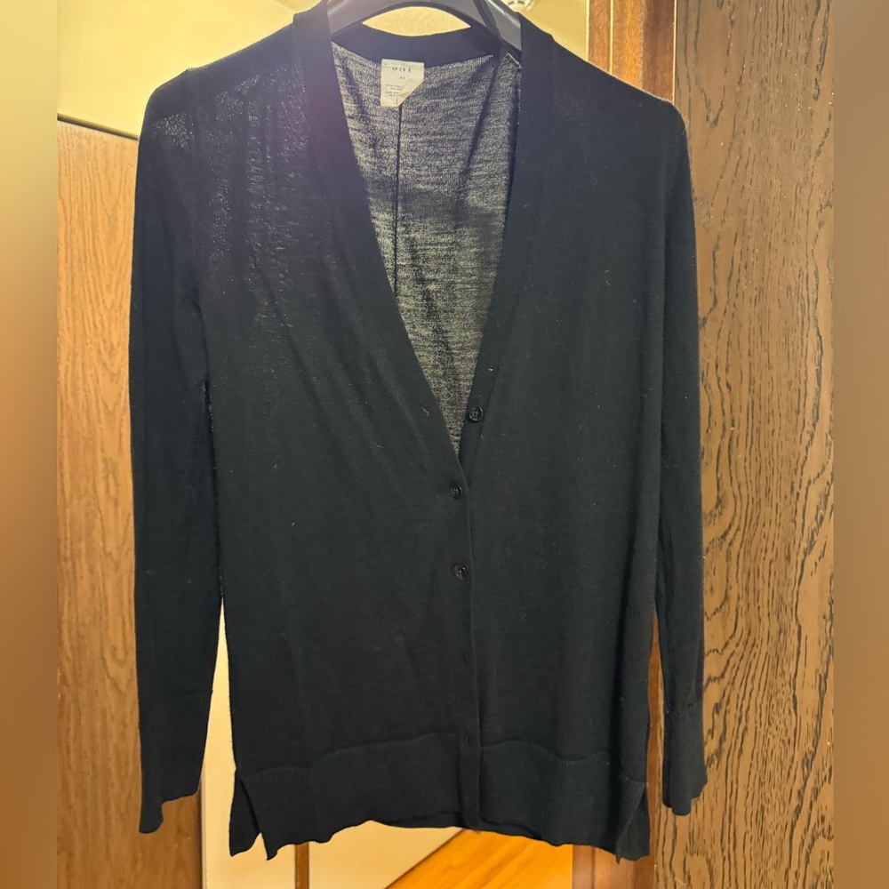 GAP black Merino Wool Cardigan